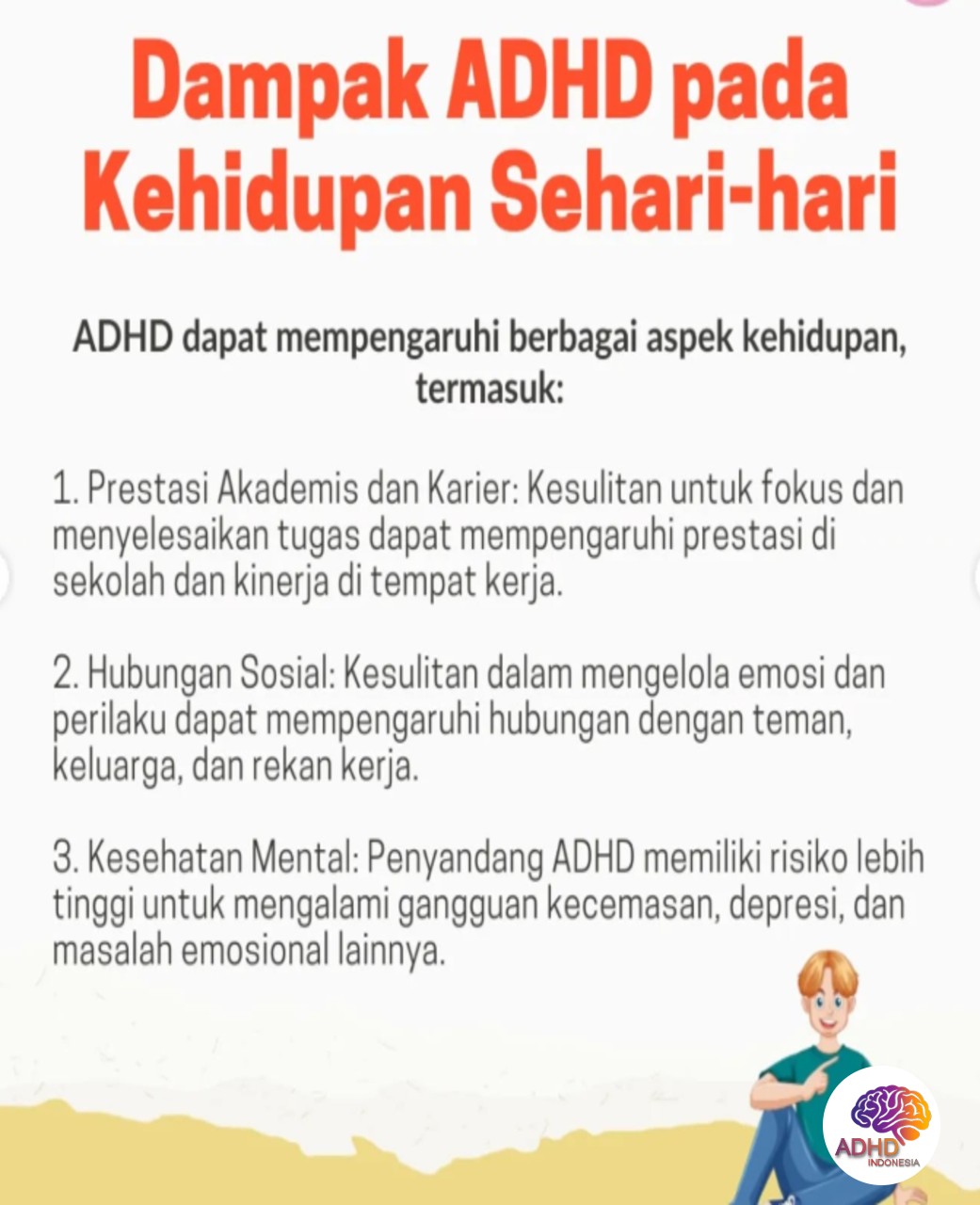 ADHD dan Hubungan Sosial Anak di Lingkungan Sekolah di Kabupaten Minahasa Tenggara