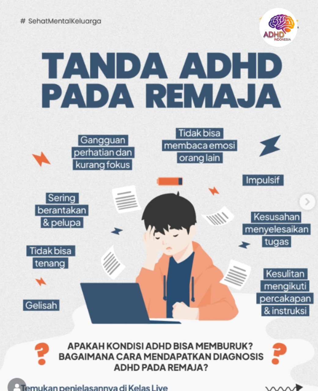 Screening ADHD Non-Diagnostik: Edukasi Awal bagi Orang Tua di Kabupaten Minahasa Tenggara