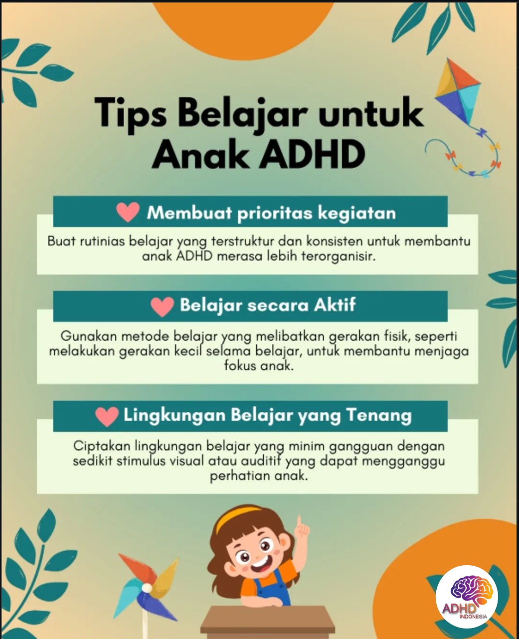 Strategi Belajar yang Cocok untuk Anak ADHD di Kabupaten Minahasa Tenggara